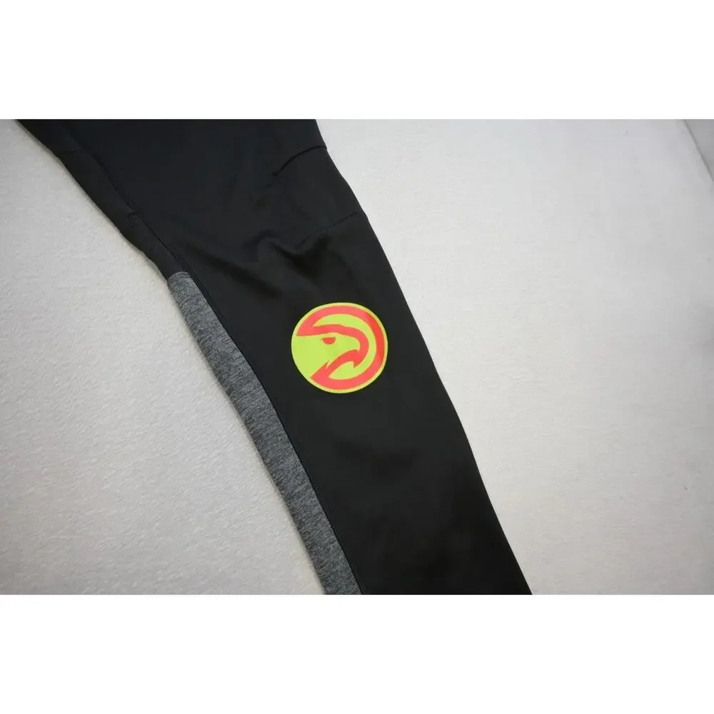 Adidas Sweat‎ Pants Slim Athletic Hawks Tear Away Black Mens Sz XL x 34